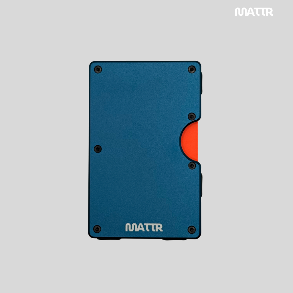 MATTR Hinge Wallet - Steel Blue