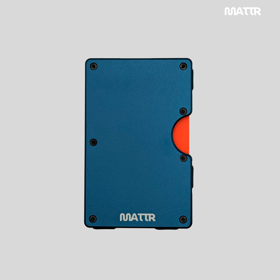 MATTR Hinge Wallet - Steel Blue
