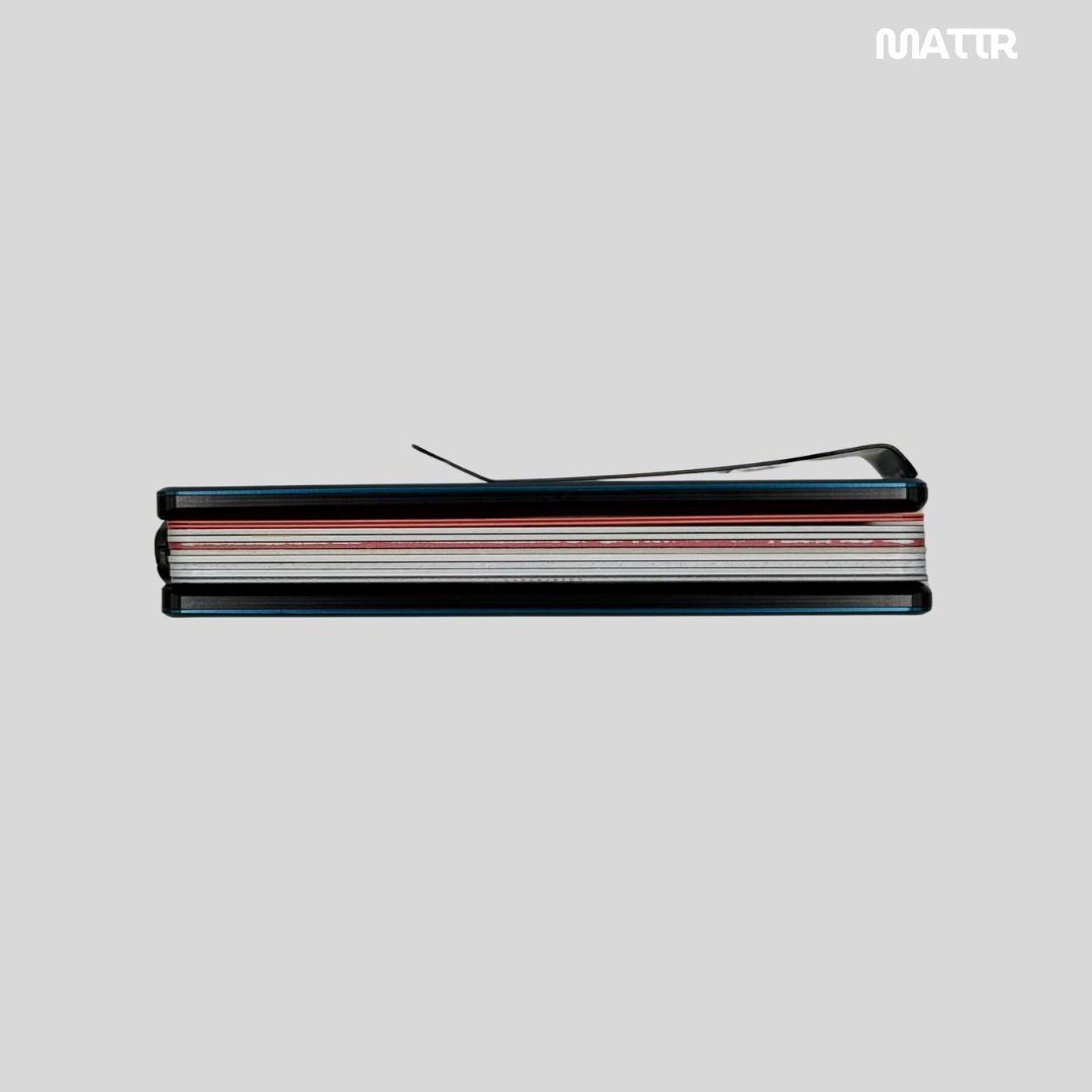 MATTR Hinge Wallet - Steel Blue