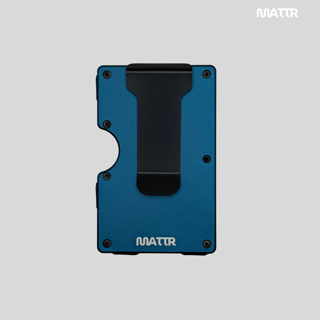 MATTR Hinge Wallet - Steel Blue