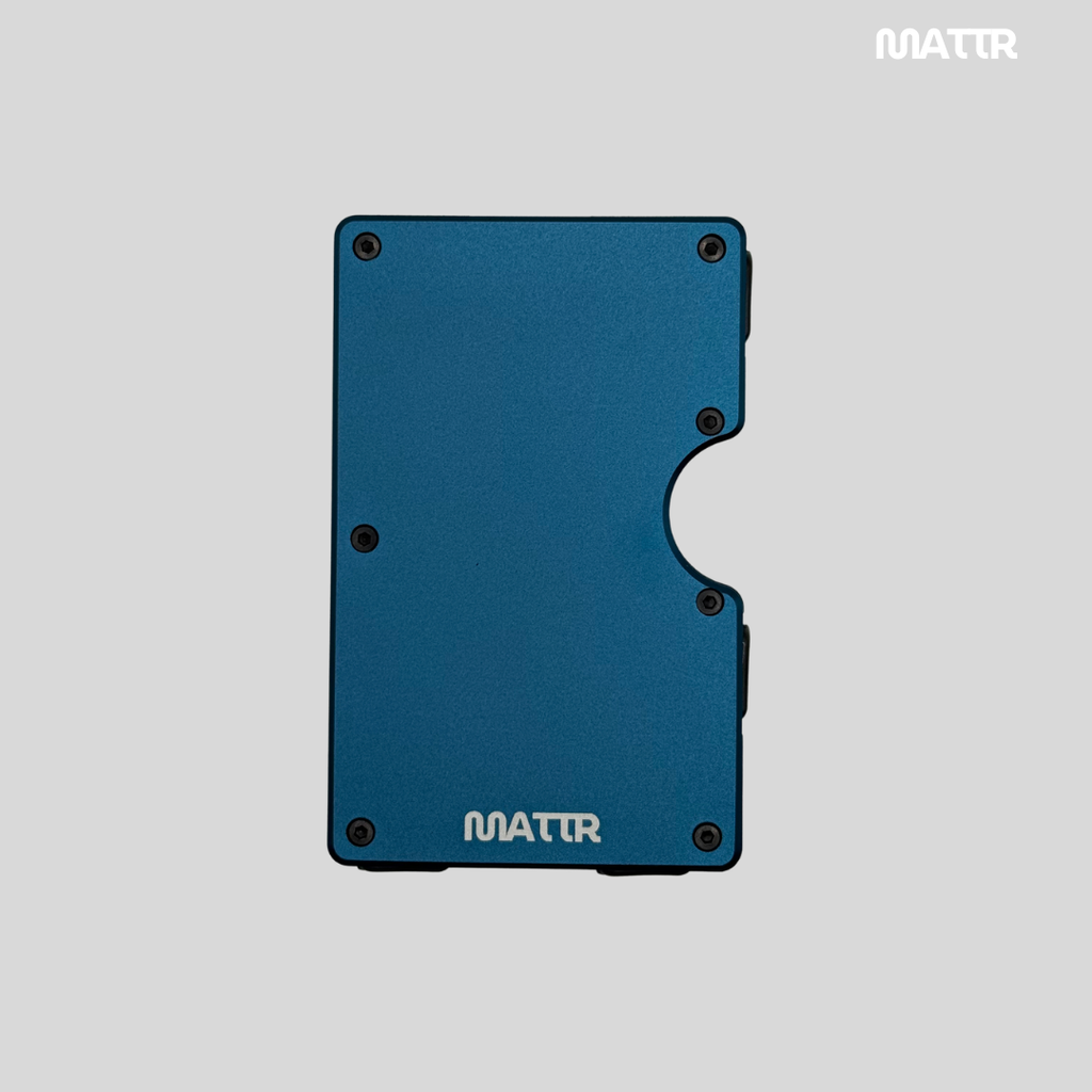 MATTR Hinge Wallet - Steel Blue
