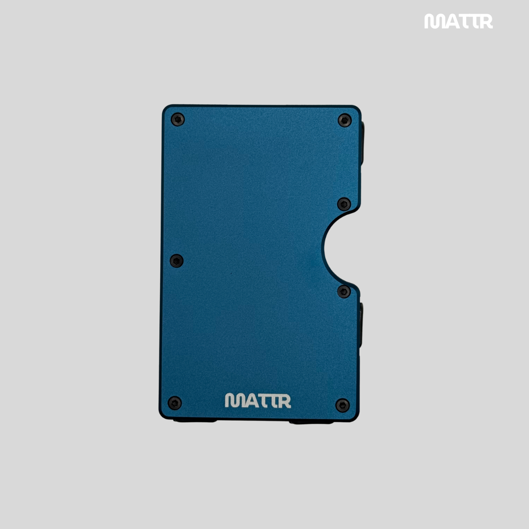 MATTR Hinge Wallet - Steel Blue