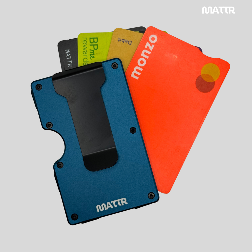 MATTR Hinge Wallet - Steel Blue